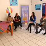 Elicura Chihuailaf se reunió con estudiantes de establecimiento multicultural de La Serena