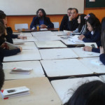 Estudiantes de Lautaro compartieron con escritor Jaime Huenún