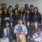 Poeta Libertad Manque comparte experiencias con estudiantes de establecimiento de La Serena