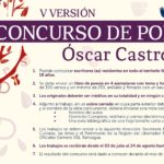 Región de O’Higgins invita a participar de la quinta versión del concurso de poesía Óscar Castro